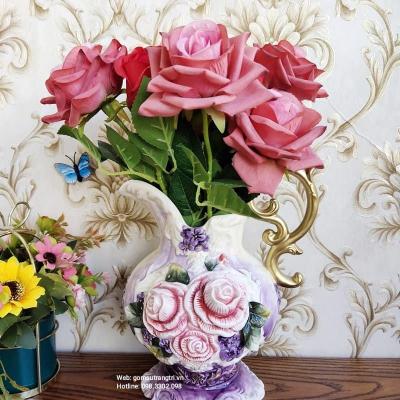 BỘ TRANG TRÍ NHÀ CỬA TÔNG MÀU TÍM CAO CẤP